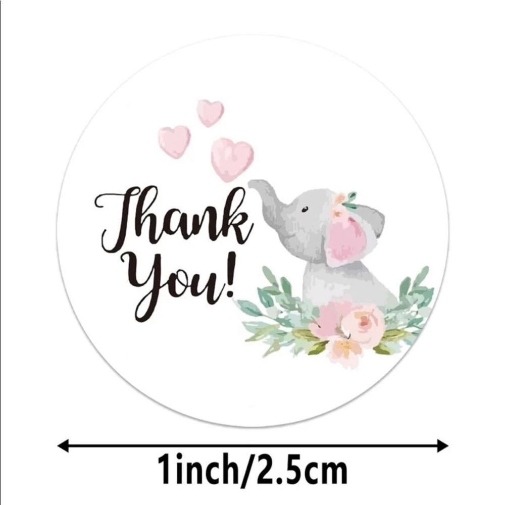Thank you stickers